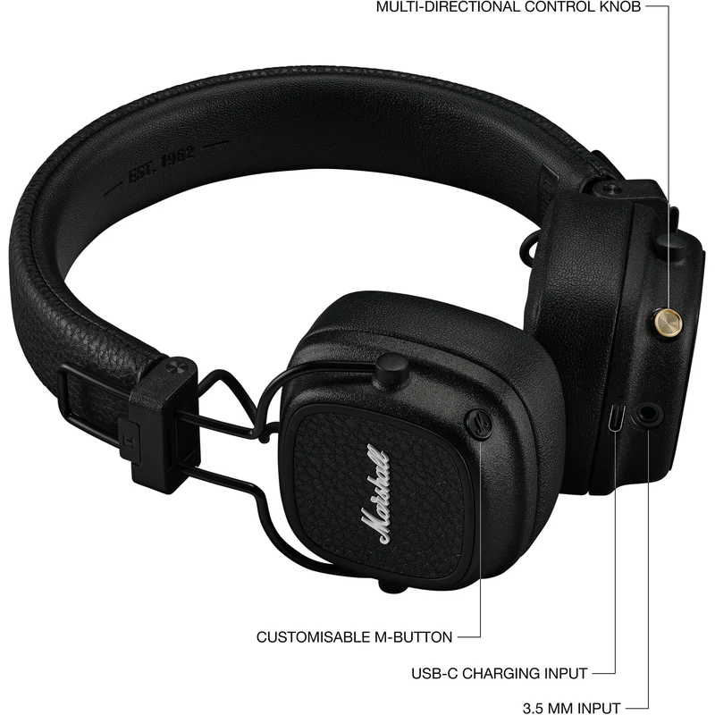 Marshall MAJOR V On-Ear Wireless Headphone