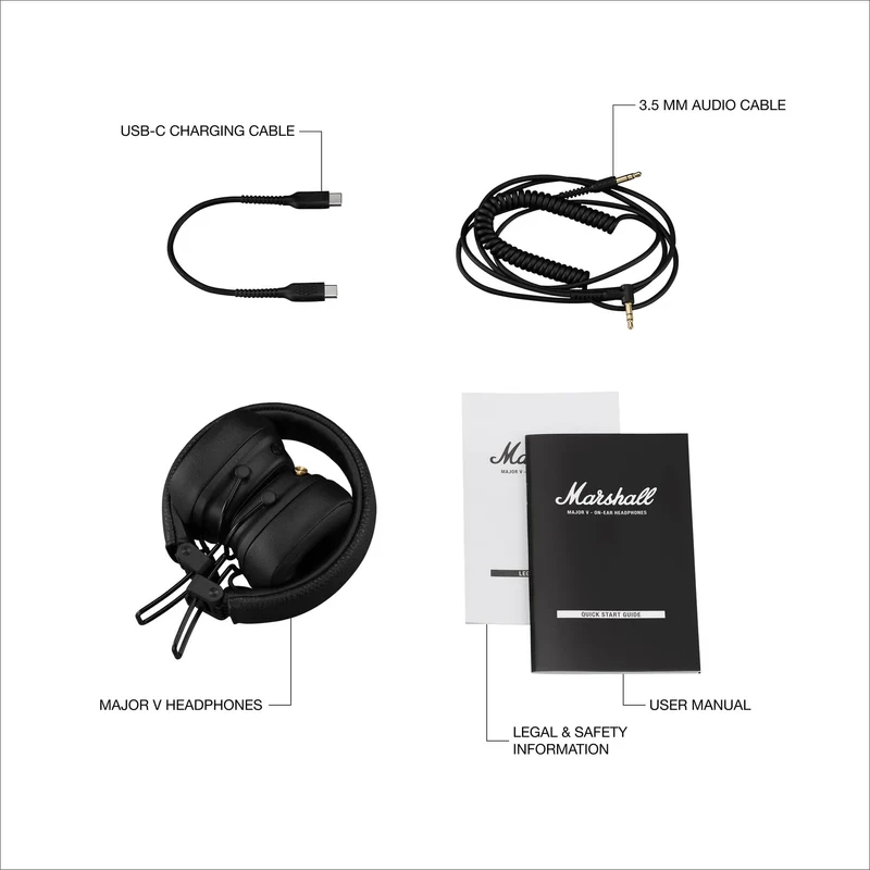 Marshall MAJOR V On-Ear Wireless Headphone