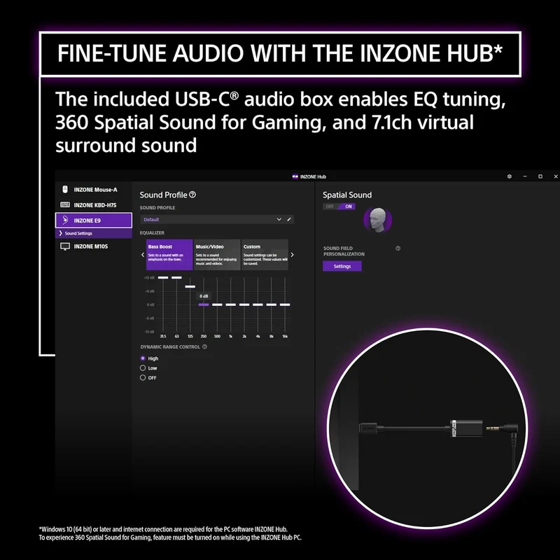 Sony INZONE E9 IER-G900 Gaming IEM