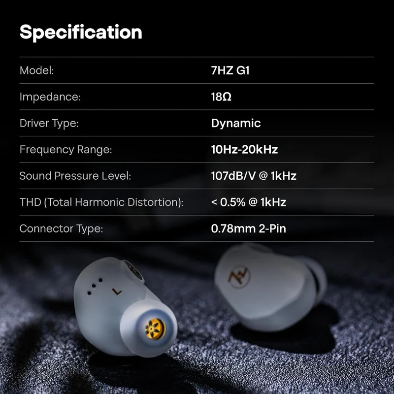 7HZ G1 Type-C IEM With Mic