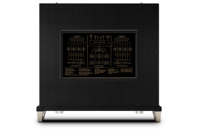 McIntosh C12000 - Préamplificateur stéréo section audio/contrôle séparées, 2 entrées phonos