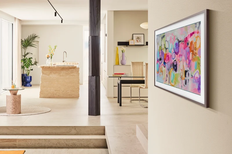 Samsung QN65LS03F - Téléviseur 65'' QLED 4K The Frame, 120Hz, Art Mode, VisionAI, NQ4 Gen2