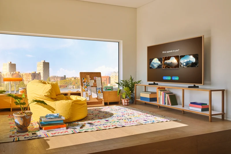 Samsung QN65LS03F - Téléviseur 65'' QLED 4K The Frame, 120Hz, Art Mode, VisionAI, NQ4 Gen2
