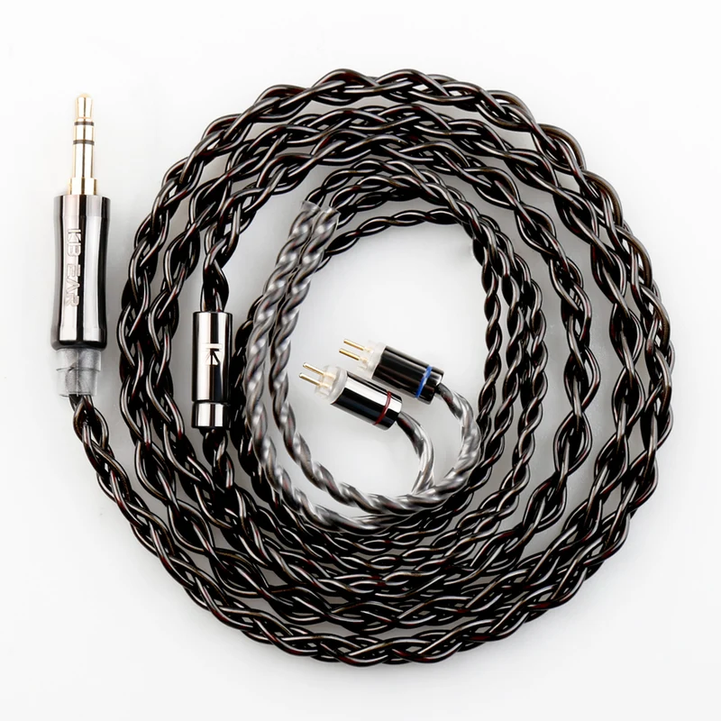 【KBEAR ST7——Clearance】4 Cores 4N OFC Mixed Silver-plated OFC Upgraded Cables 1.2m Long
