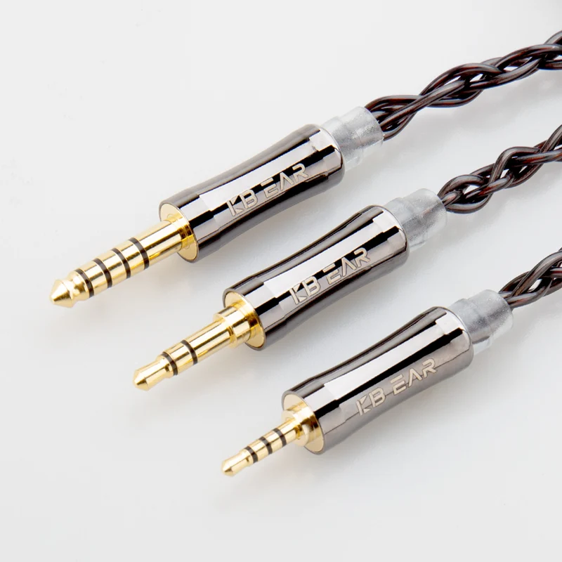 【KBEAR ST7——Clearance】4 Cores 4N OFC Mixed Silver-plated OFC Upgraded Cables 1.2m Long