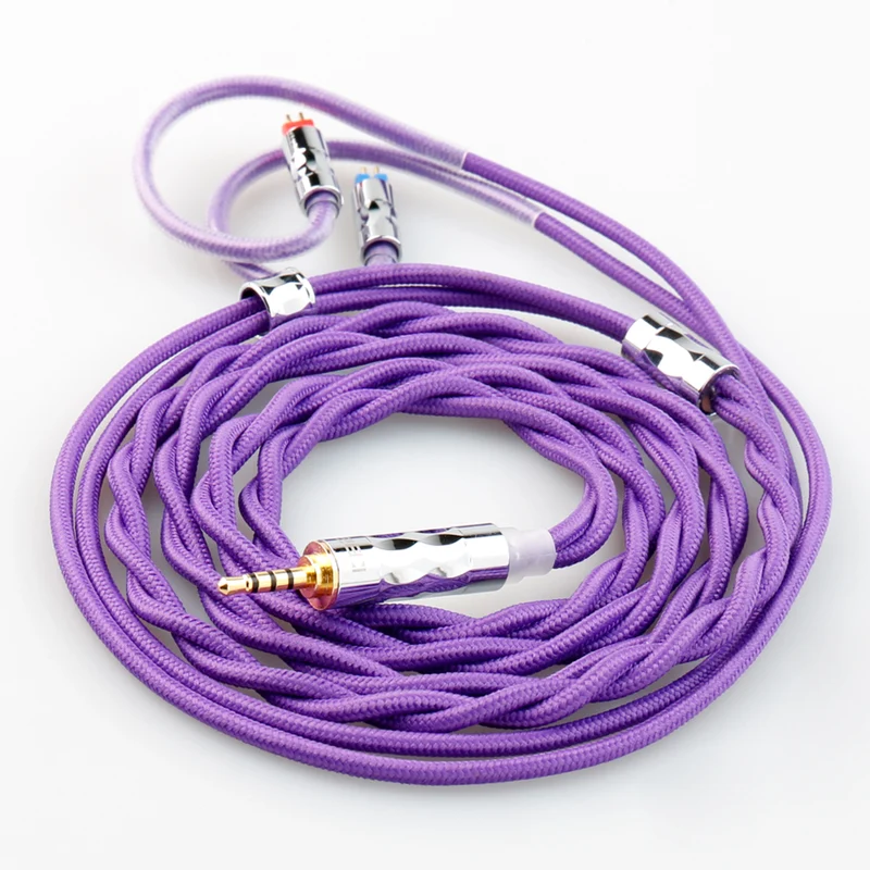 【KBEAR ST5——Clearance】4N Pure Silver + 4N OFC Mixed Upgraded Cable 1.2m Long