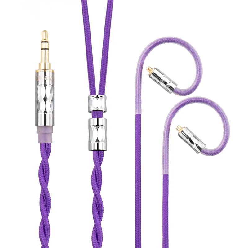 【KBEAR ST5——Clearance】4N Pure Silver + 4N OFC Mixed Upgraded Cable 1.2m Long