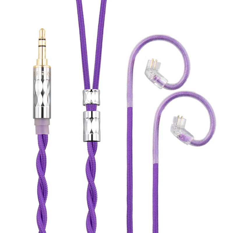 【KBEAR ST5——Clearance】4N Pure Silver + 4N OFC Mixed Upgraded Cable 1.2m Long