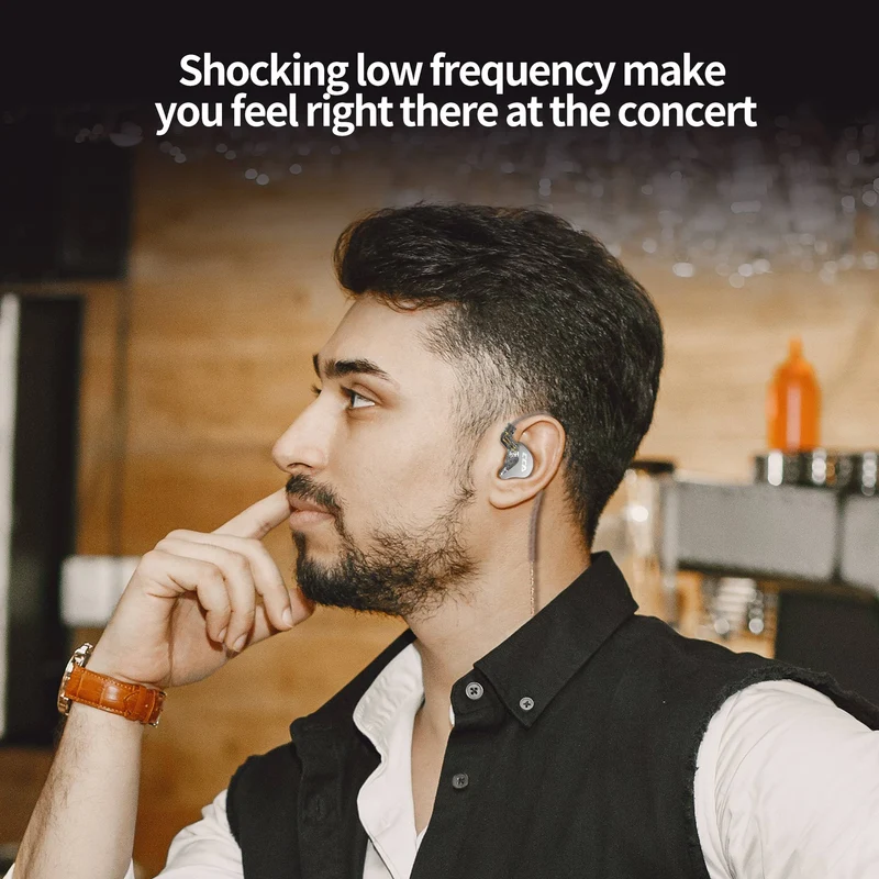 【CCA CRA】Ultra-Thin Diaphragm Dynamic Driver IEM in Ear Monitor Headphones