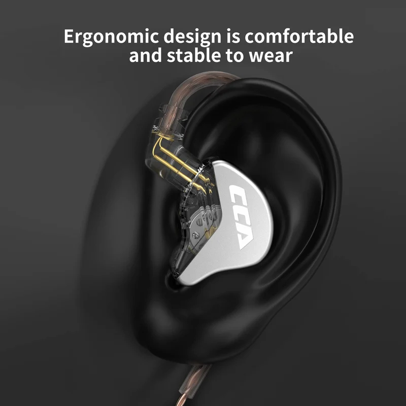 【CCA CRA】Ultra-Thin Diaphragm Dynamic Driver IEM in Ear Monitor Headphones