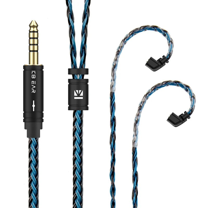 【KBEAR ST16】16 Cores 5N OCC Silver-plated Upgrade Cable 1.2M Long