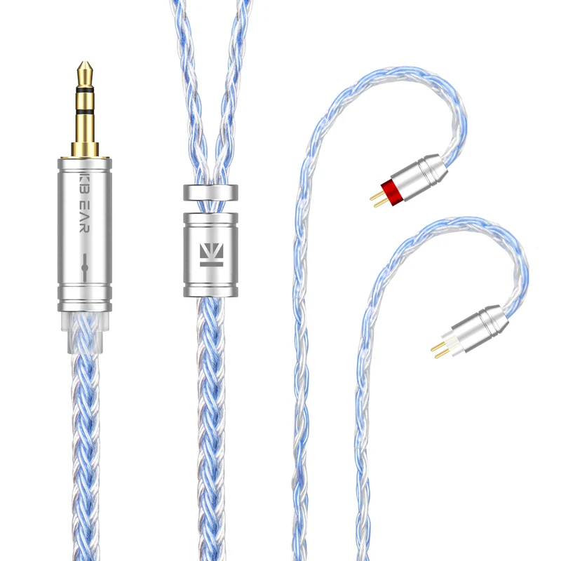 【KBEAR ST16】16 Cores 5N OCC Silver-plated Upgrade Cable 1.2M Long