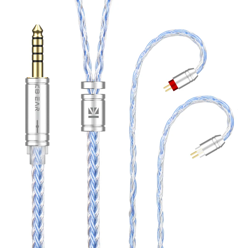 【KBEAR ST16】16 Cores 5N OCC Silver-plated Upgrade Cable 1.2M Long
