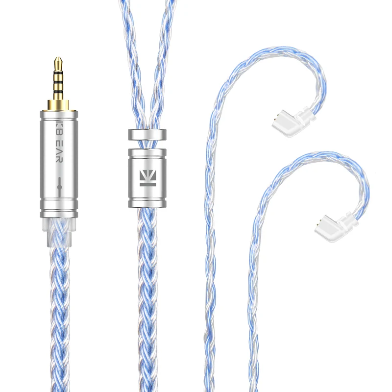 【KBEAR ST16】16 Cores 5N OCC Silver-plated Upgrade Cable 1.2M Long