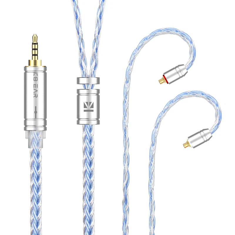 【KBEAR ST16】16 Cores 5N OCC Silver-plated Upgrade Cable 1.2M Long