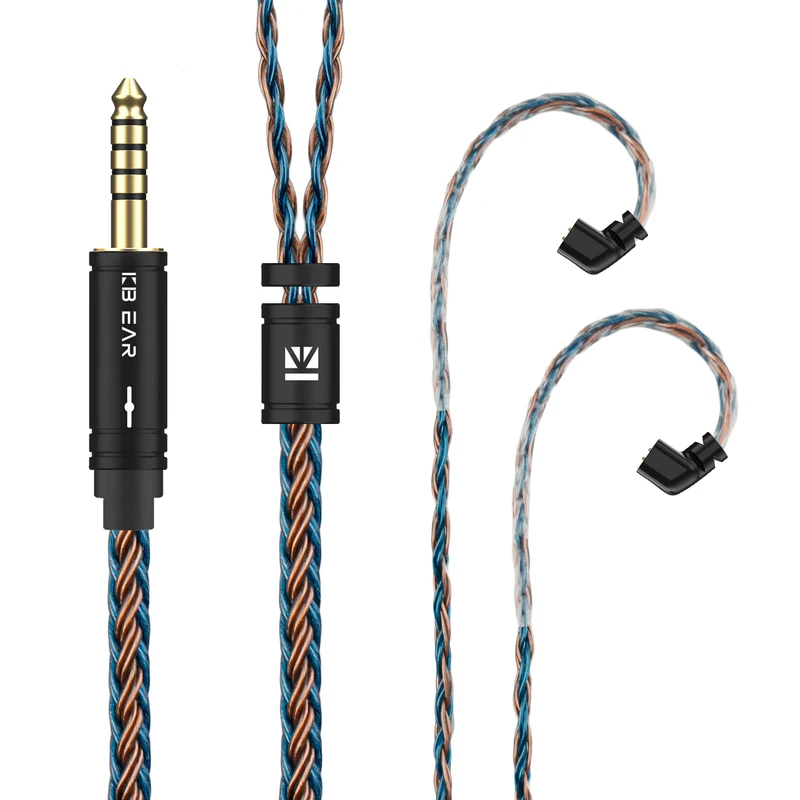 【KBEAR ST16】16 Cores 5N OCC Silver-plated Upgrade Cable 1.2M Long