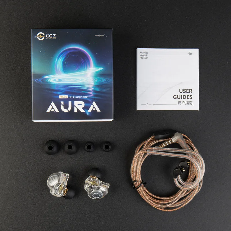 【CCZ Aura MC02】Dual-Magnet Dynamic Driver in Ear Monitors Headphones