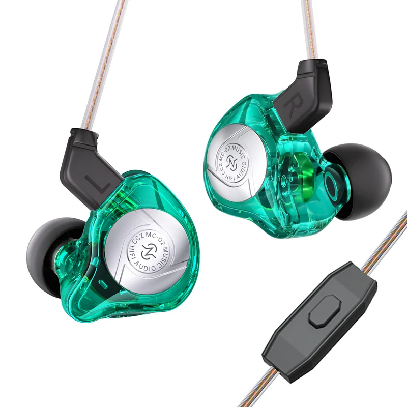 【CCZ Aura MC02】Dual-Magnet Dynamic Driver in Ear Monitors Headphones