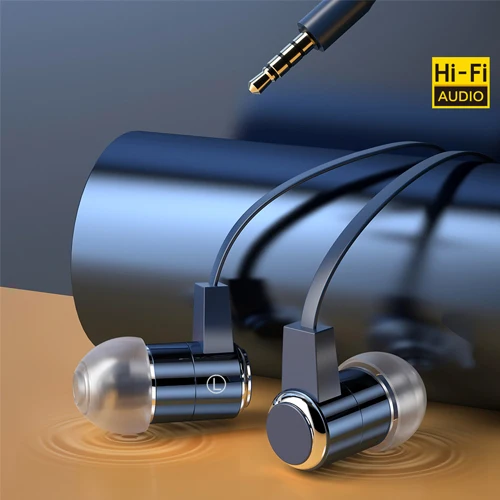 DUDAO IN-EAR HEADPHONES WITH REMOTE CONTROL AND 3.5MM MINI JACK MICROPHONE BLUE X13S