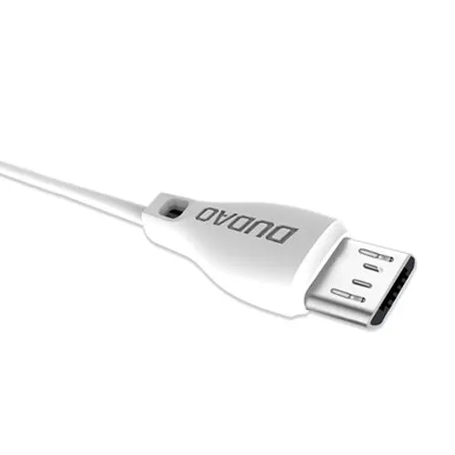 DUDAO CABLE MICRO USB CABLE 2.4A 2M WHITE L4M 2M WHITE