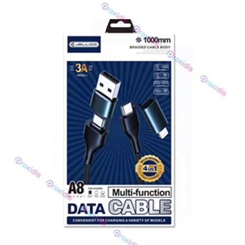 JELLICO A8 4 IN 1 USB CABLE