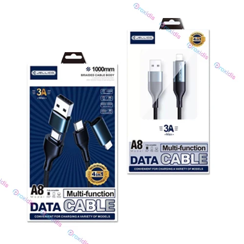 JELLICO A8 4 IN 1 USB CABLE