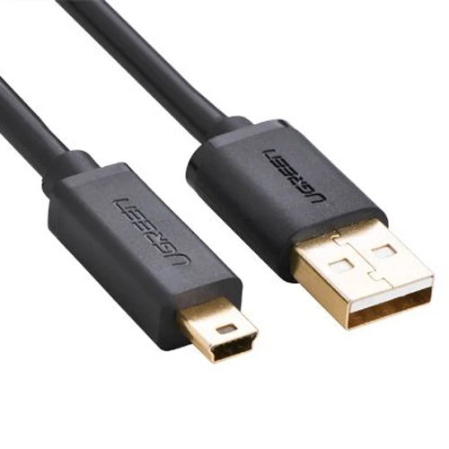 CÂBLE UGREEN USB - MINI USB 480 MBPS 1.5M NOIR US132 10355