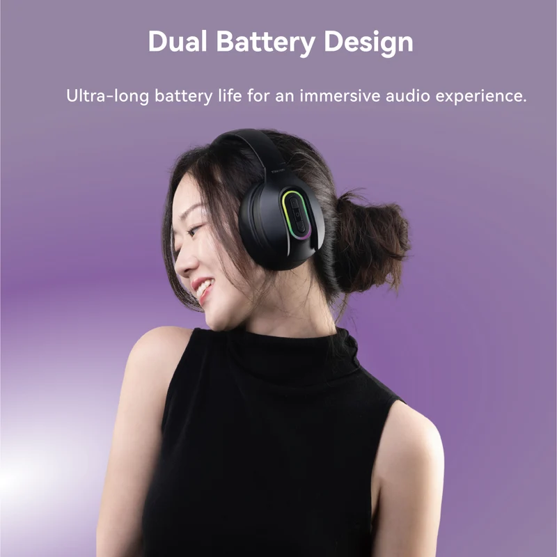 【TINHIFI CHRONOS】40MM Titanium-coated Dynamic Drivers Immersive Movie Games Headsets