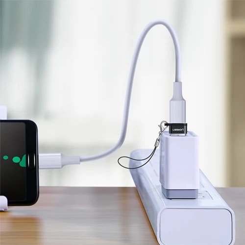 USB C FEMALE - USB MALE ADAPTER UGREEN US280 - BLACK