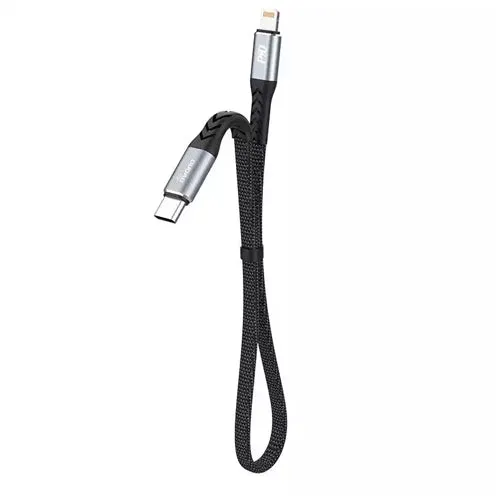 DUDAO L10P USB TYPE C - LIGHTNING PD20W 0.23M BLACK L10P