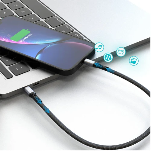 DUDAO L10P USB TYPE C - LIGHTNING PD20W 0.23M BLACK L10P