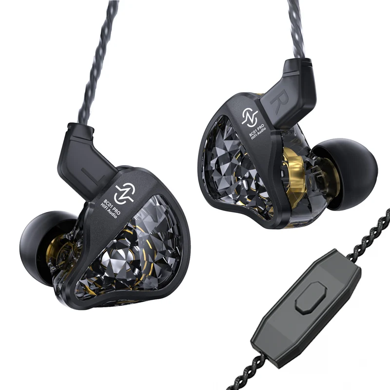【CCZ Harmony BC01 PRO】Hybrid DD and BA IEM Earphones In Ear Monitors