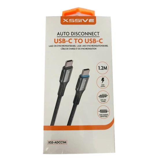 CÂBLE AUTO-DISCONNECT TYPE-C 1.2M XSSIVE