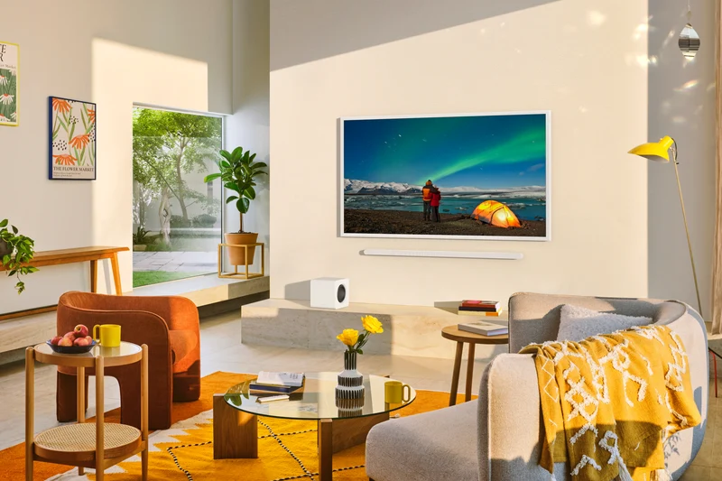 Samsung QN43LS03F - Téléviseur 43'' QLED 4K The Frame, 60Hz, Art Mode, VisionAI, NQ4 Gen2