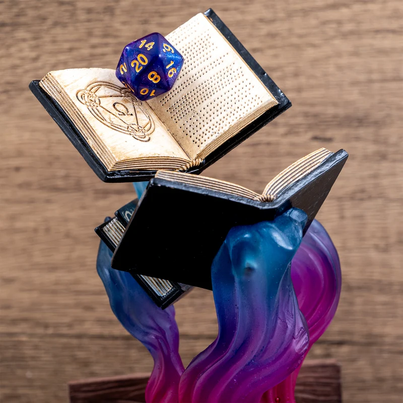 Tour de Dés Magique - Livres de Sorts avec Plateau de Dés