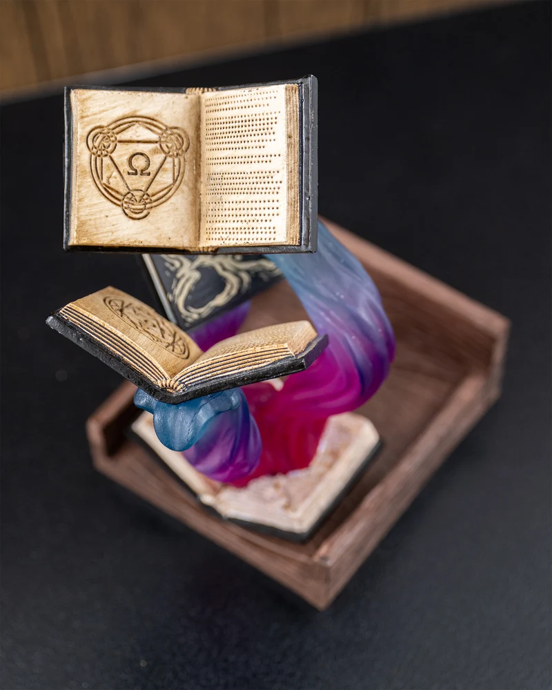 Tour de Dés Magique - Livres de Sorts avec Plateau de Dés