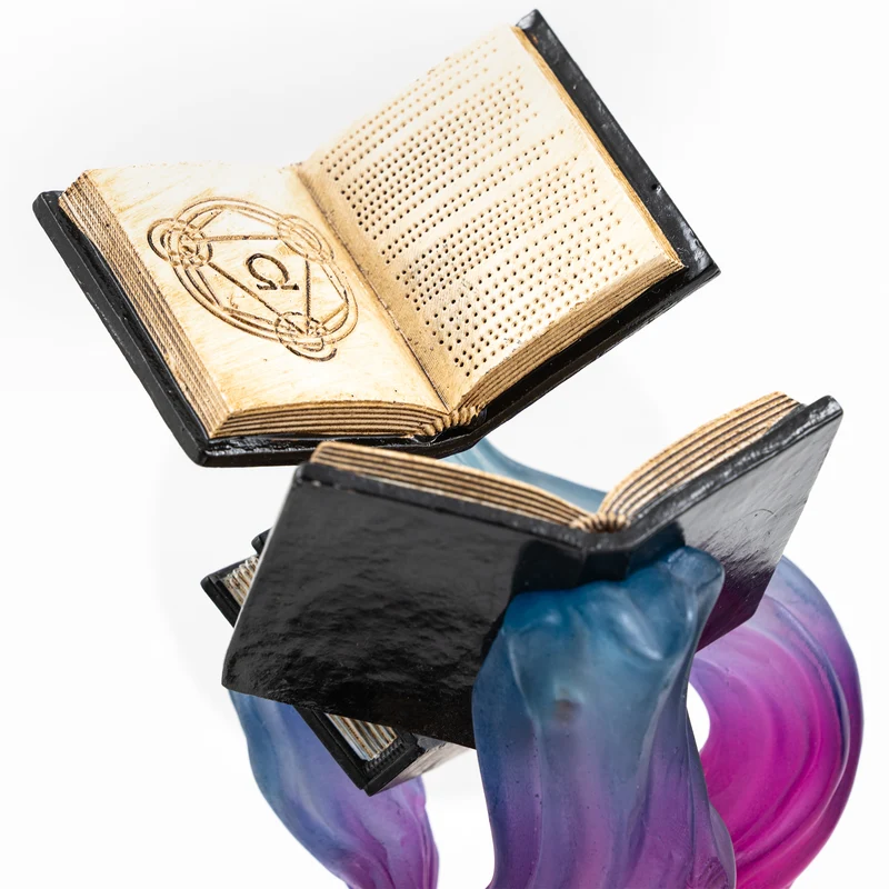 Tour de Dés Magique - Livres de Sorts avec Plateau de Dés