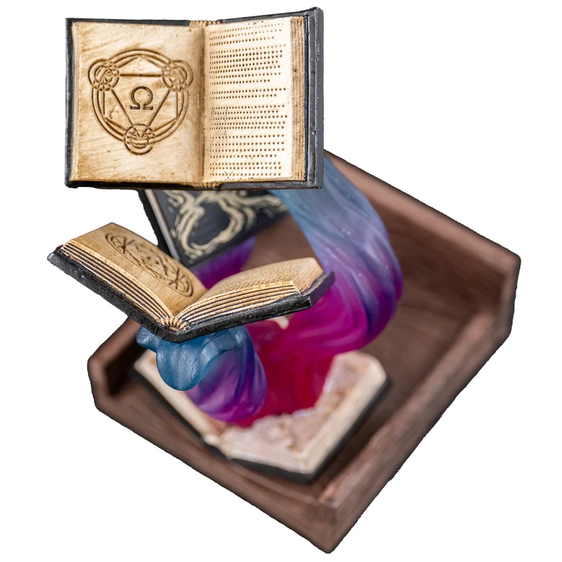 Tour de Dés Magique - Livres de Sorts avec Plateau de Dés