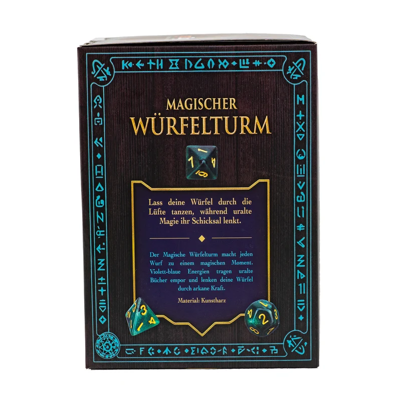 Tour de Dés Magique - Livres de Sorts avec Plateau de Dés