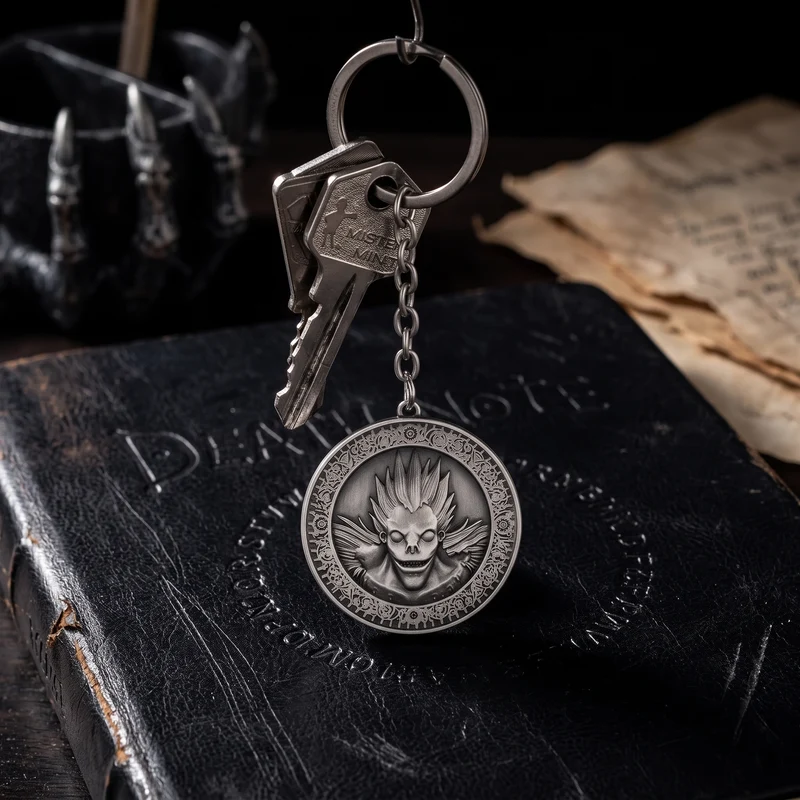 Death Note Porte-clés – Médaille Ryuk