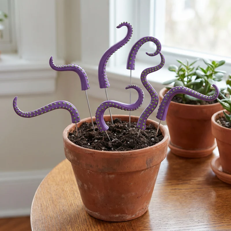 Décoration Pot de Fleurs Tentacules - Décor Horreur avec Tentacules de Poulpe