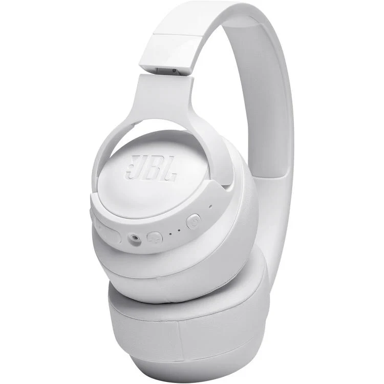 JBL Tune 760BTNC | Écouteurs sans fil supra-auriculaires - Bluetooth - Annulation active du bruit - Appairage rapide - Pliable - Blanc
