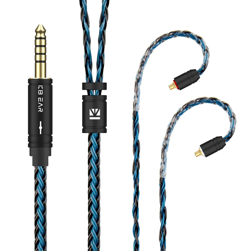 【KBEAR ST16 Plus】 Crystal 16 Cores 2M Long Upgrade Cable 5N Single Copper Silver-plated