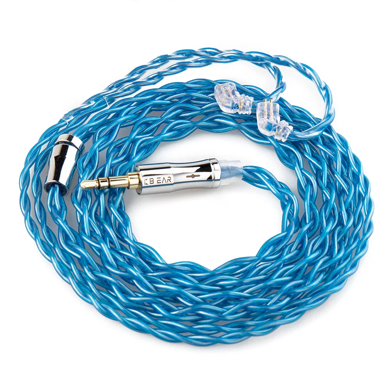 【KBEAR Glory——Clearance】4-Core 6N OCC Single Crystal Copper Upgraded Cable 1.2m Long