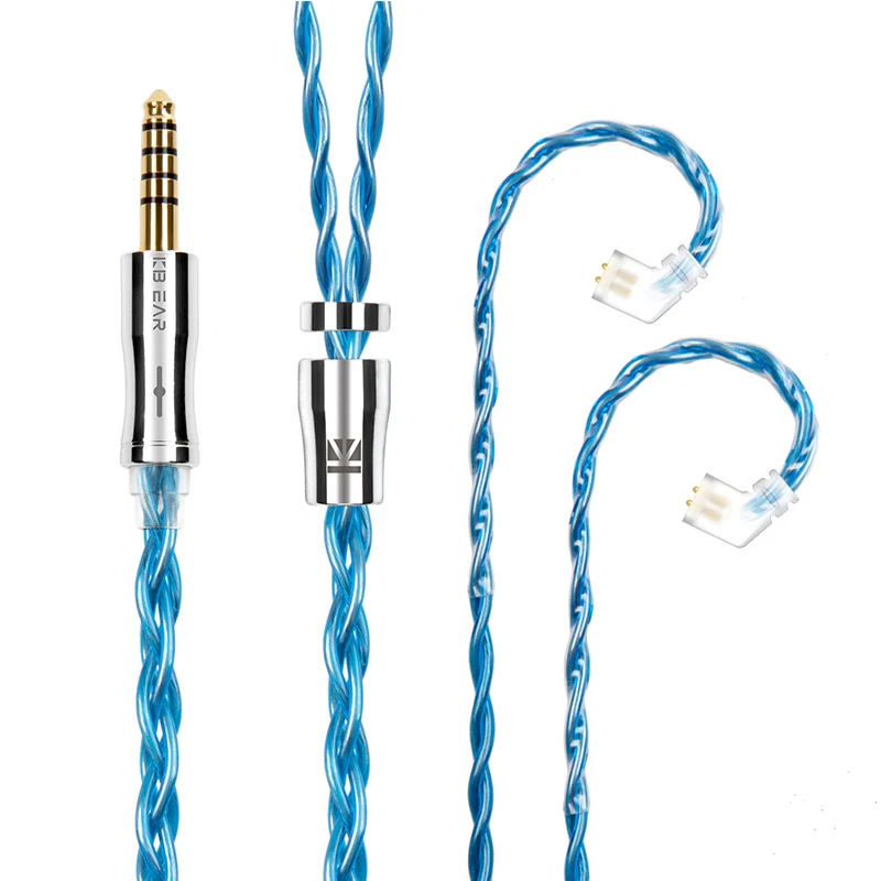 【KBEAR Glory——Clearance】4-Core 6N OCC Single Crystal Copper Upgraded Cable 1.2m Long