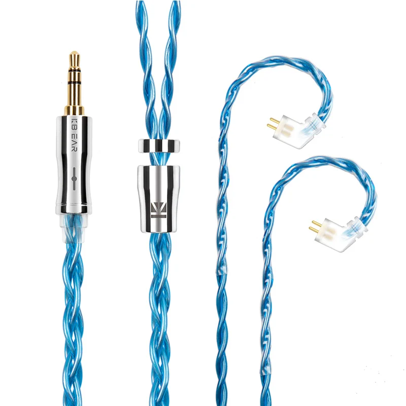 【KBEAR Glory——Clearance】4-Core 6N OCC Single Crystal Copper Upgraded Cable 1.2m Long