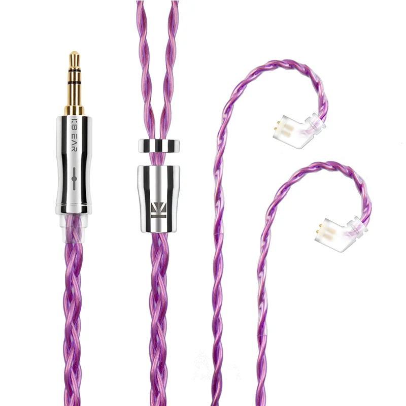 【KBEAR Glory——Clearance】4-Core 6N OCC Single Crystal Copper Upgraded Cable 1.2m Long