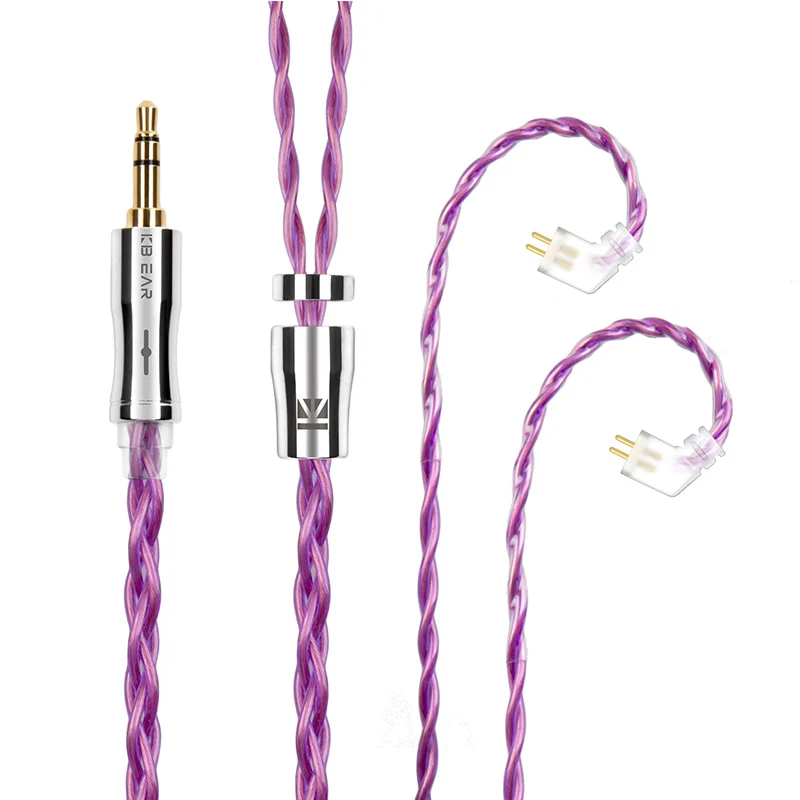 【KBEAR Glory——Clearance】4-Core 6N OCC Single Crystal Copper Upgraded Cable 1.2m Long