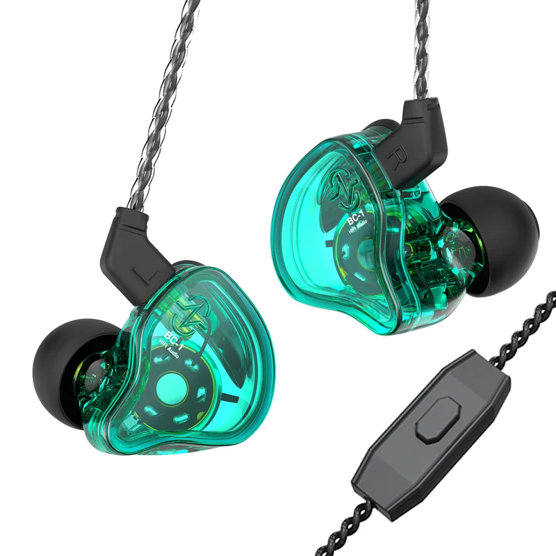 【CCZ Melody】1DD + 1BA Hybrid In Ear Monitor Headphone HiFi Earphones