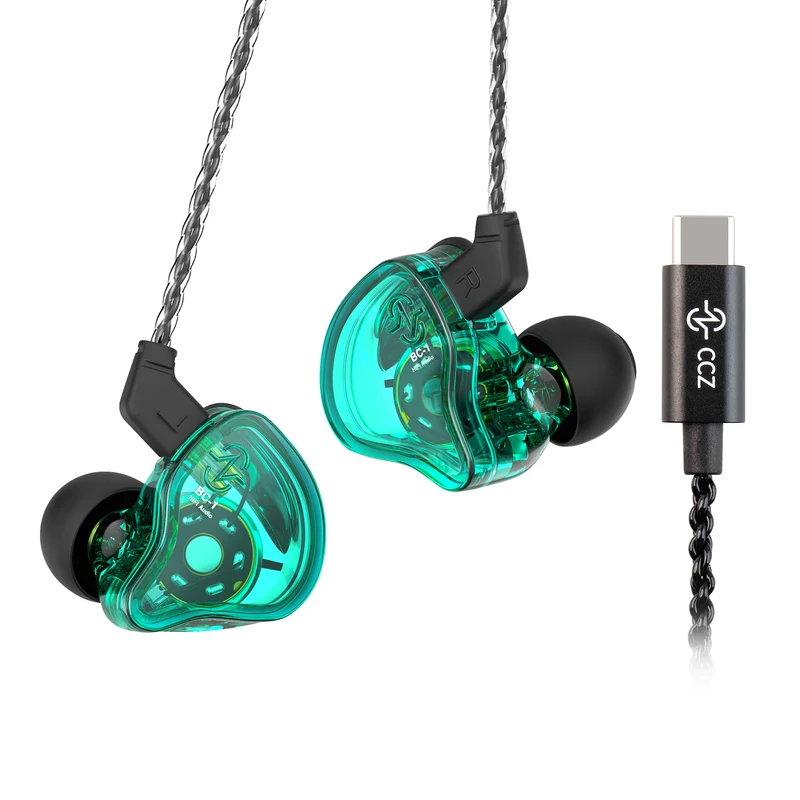 【CCZ Melody】1DD + 1BA Hybrid In Ear Monitor Headphone HiFi Earphones
